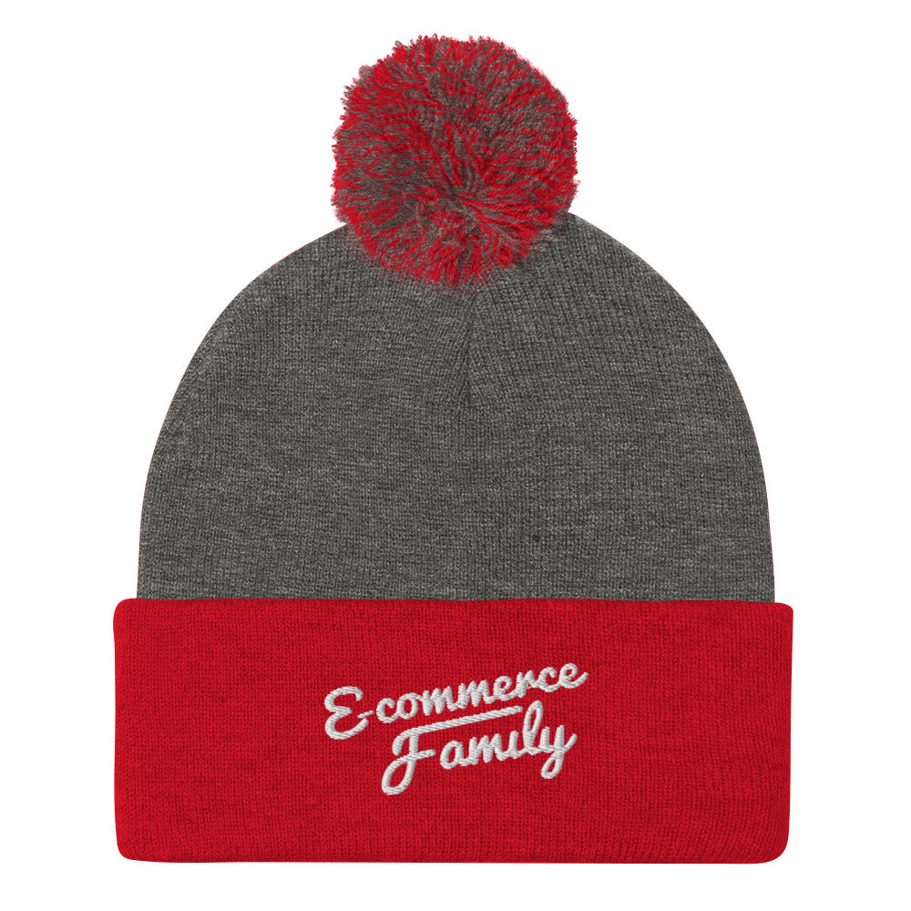 EF Beanie (Red/Grey)