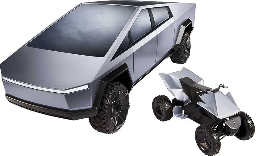 1:24 Scale Tesla Cybertruck Model Car & Cyberquad